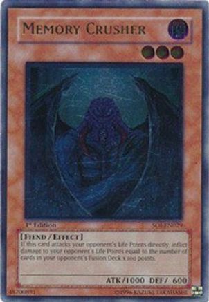Memory Crusher (UTR) (SOI-EN029) - Shadow of Infinity 1st Edition - Premium Yugioh Single from Konami - Just $4.09! Shop now at Game Crave Tournament Store