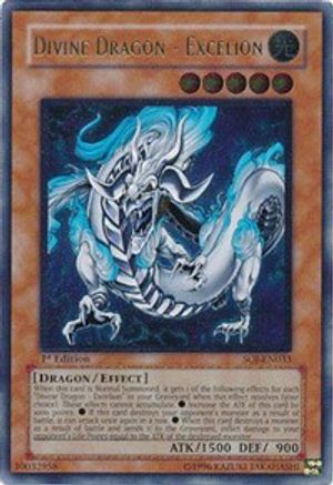 Divine Dragon - Excelion (UTR) (SOI-EN033) - Shadow of Infinity 1st Edition - Premium Yugioh Single from Konami - Just $12.47! Shop now at Game Crave Tournament Store