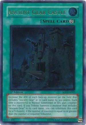 Ancient Gear Castle (UTR) (SOI-EN047) - Shadow of Infinity 1st Edition - Premium Yugioh Single from Konami - Just $7.19! Shop now at Game Crave Tournament Store