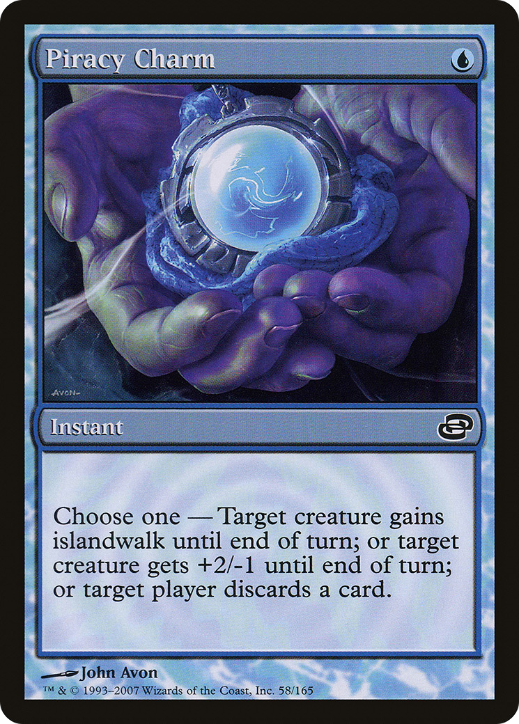 Piracy Charm (PLC-058) - Planar Chaos: (colorshifted) - Premium MTG Single from Wizards of the Coast - Just $0.08! Shop now at Game Crave Tournament Store