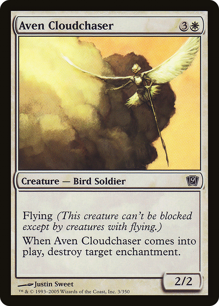 Aven Cloudchaser (9ED-03★) - Ninth Edition Foil - Premium MTG Single from Wizards of the Coast - Just $0.08! Shop now at Game Crave Tournament Store