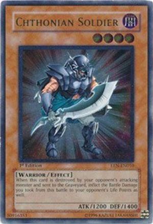 Chthonian Soldier (UTR) (EEN-EN010) - Elemental Energy Unlimited - Premium Yugioh Single from Konami - Just $2.50! Shop now at Game Crave Tournament Store