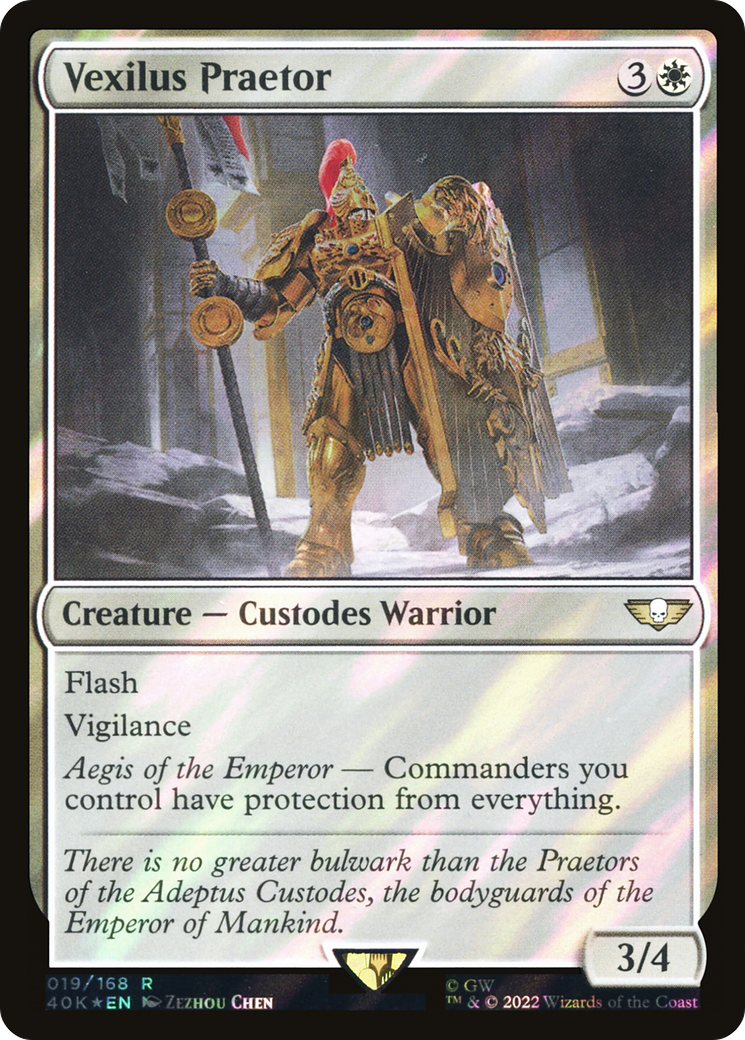 Vexilus Praetor (40K-19★) - Warhammer 40,000 Commander Foil - Premium MTG Single from Wizards of the Coast - Just $3.32! Shop now at Game Crave Tournament Store