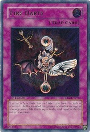 Fire Darts (UTR) (CRV-EN049) - Cybernetic Revolution 1st Edition - Premium Yugioh Single from Konami - Just $11.76! Shop now at Game Crave Tournament Store