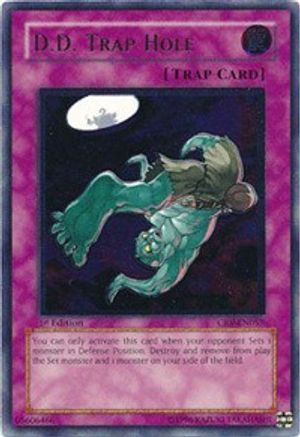 D.D. Trap Hole (UTR) (CRV-EN057) - Cybernetic Revolution Unlimited - Premium Yugioh Single from Konami - Just $1.34! Shop now at Game Crave Tournament Store