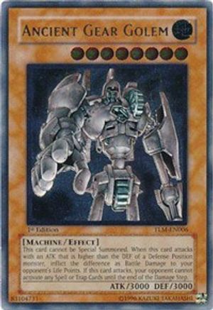 Ancient Gear Golem (UTR) (TLM-EN006) - The Lost Millennium Unlimited - Premium Yugioh Single from Konami - Just $319.99! Shop now at Game Crave Tournament Store