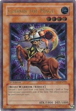Chiron the Mage (UTR) (FET-EN021) - Flaming Eternity 1st Edition - Premium Yugioh Single from Konami - Just $27.96! Shop now at Game Crave Tournament Store