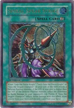 Spiral Spear Strike (UTR) (FET-EN043) - Flaming Eternity Unlimited - Premium Yugioh Single from Konami - Just $7.09! Shop now at Game Crave Tournament Store