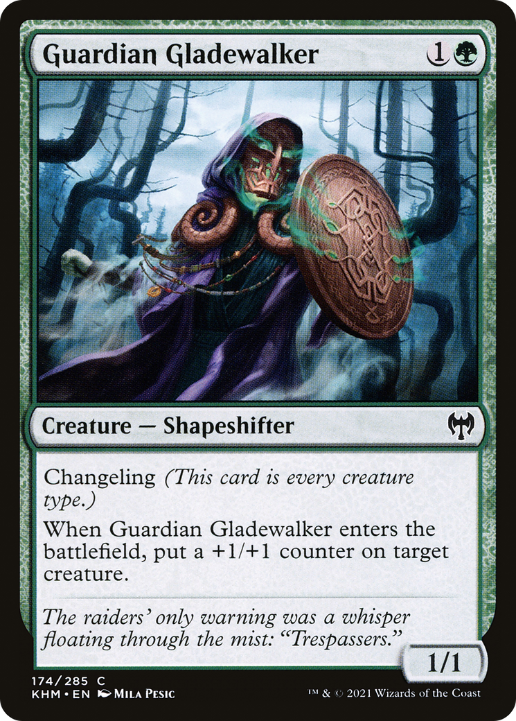 Guardian Gladewalker (KHM-174) - Kaldheim Foil - Premium MTG Single from Wizards of the Coast - Just $0.08! Shop now at Game Crave Tournament Store