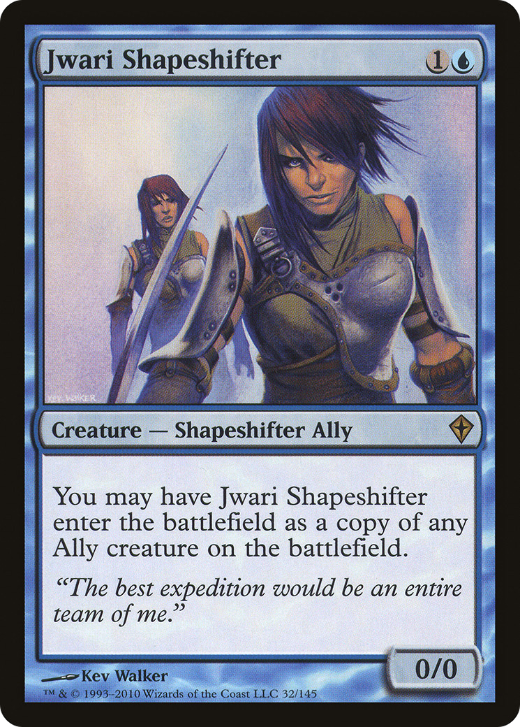 Jwari Shapeshifter (WWK-032) - Worldwake Foil - Premium MTG Single from Wizards of the Coast - Just $0.72! Shop now at Game Crave Tournament Store
