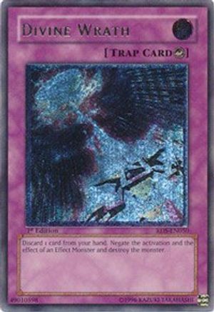 Divine Wrath (UTR) (RDS-EN050) - Rise of Destiny Unlimited - Premium Yugioh Single from Konami - Just $19.80! Shop now at Game Crave Tournament Store