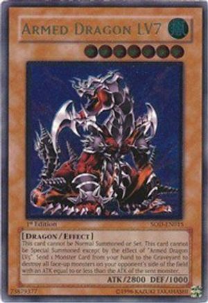 Armed Dragon LV7 (UTR) (SOD-EN015) - Soul of the Duelist 1st Edition - Premium Yugioh Single from Konami - Just $223.99! Shop now at Game Crave Tournament Store