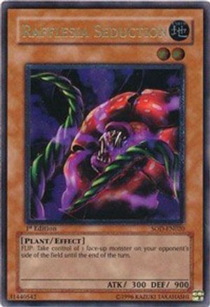Rafflesia Seduction (UTR) (SOD-EN020) - Soul of the Duelist 1st Edition - Premium Yugioh Single from Konami - Just $15.96! Shop now at Game Crave Tournament Store