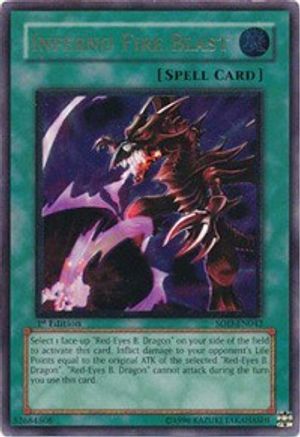 Inferno Fire Blast (UTR) (SOD-EN042) - Soul of the Duelist Unlimited - Premium Yugioh Single from Konami - Just $103.99! Shop now at Game Crave Tournament Store