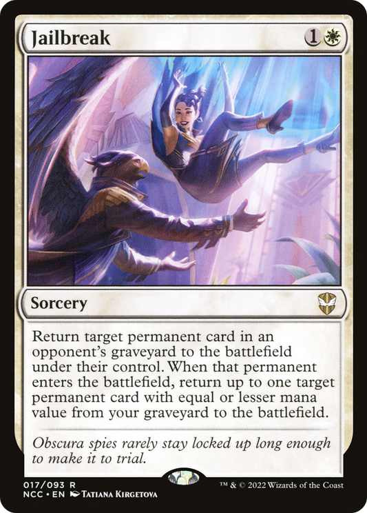Jailbreak (NCC-017) - New Capenna Commander - Premium MTG Single from Wizards of the Coast - Just $0.25! Shop now at Game Crave Tournament Store