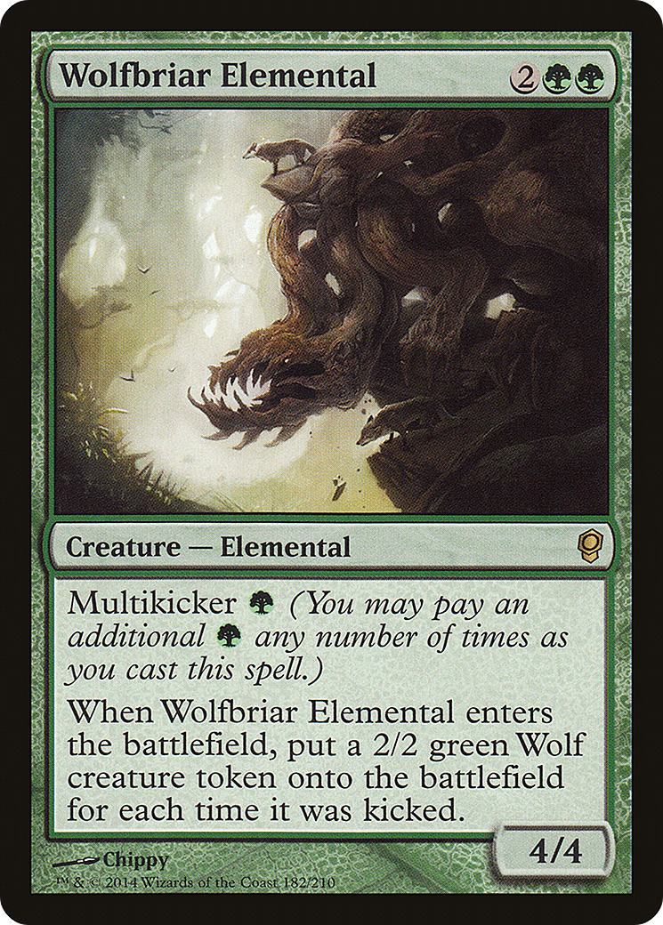 Wolfbriar Elemental (CNS-182) - Conspiracy Foil - Premium MTG Single from Wizards of the Coast - Just $0.38! Shop now at Game Crave Tournament Store