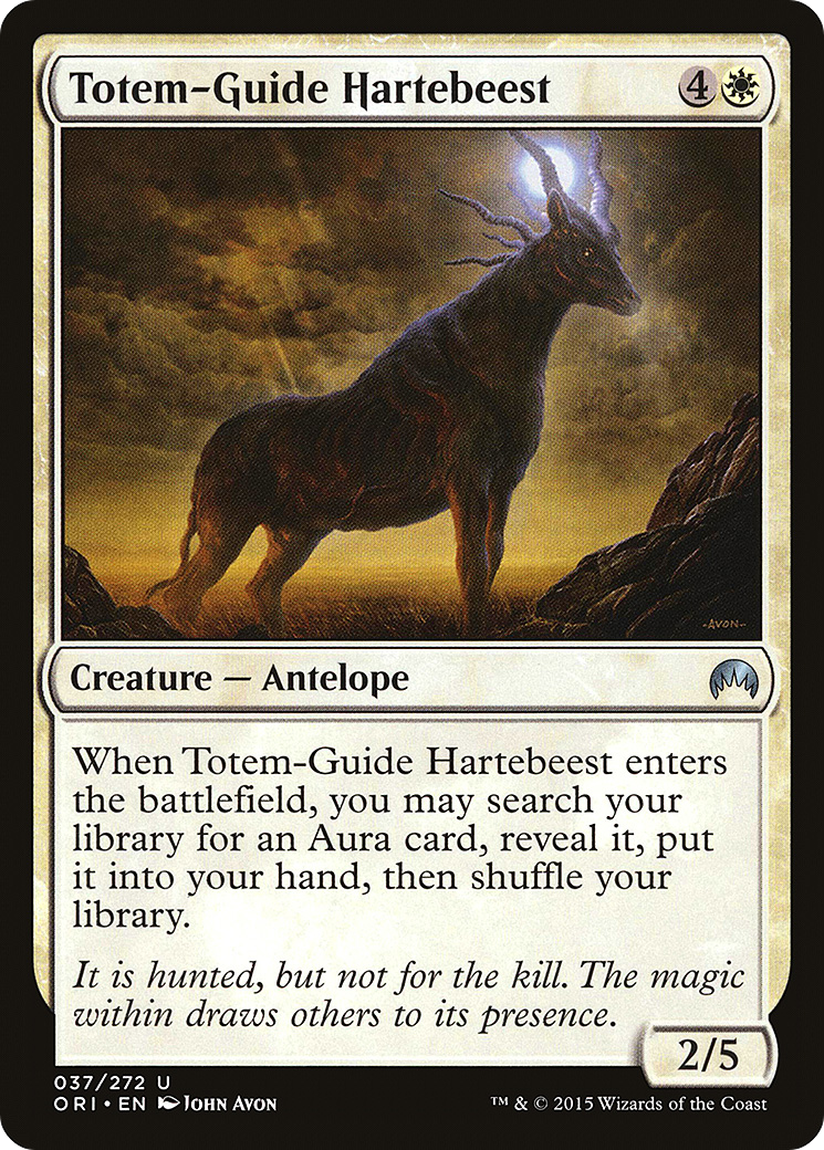 Totem-Guide Hartebeest (ORI-037) - Magic Origins Foil - Premium MTG Single from Wizards of the Coast - Just $0.08! Shop now at Game Crave Tournament Store