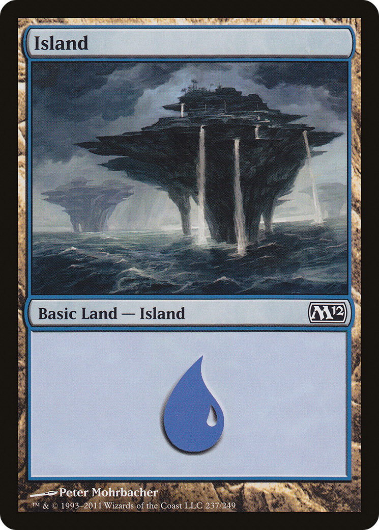 Island (M12-237) - Magic 2012 - Premium MTG Single from Wizards of the Coast - Just $0.08! Shop now at Game Crave Tournament Store