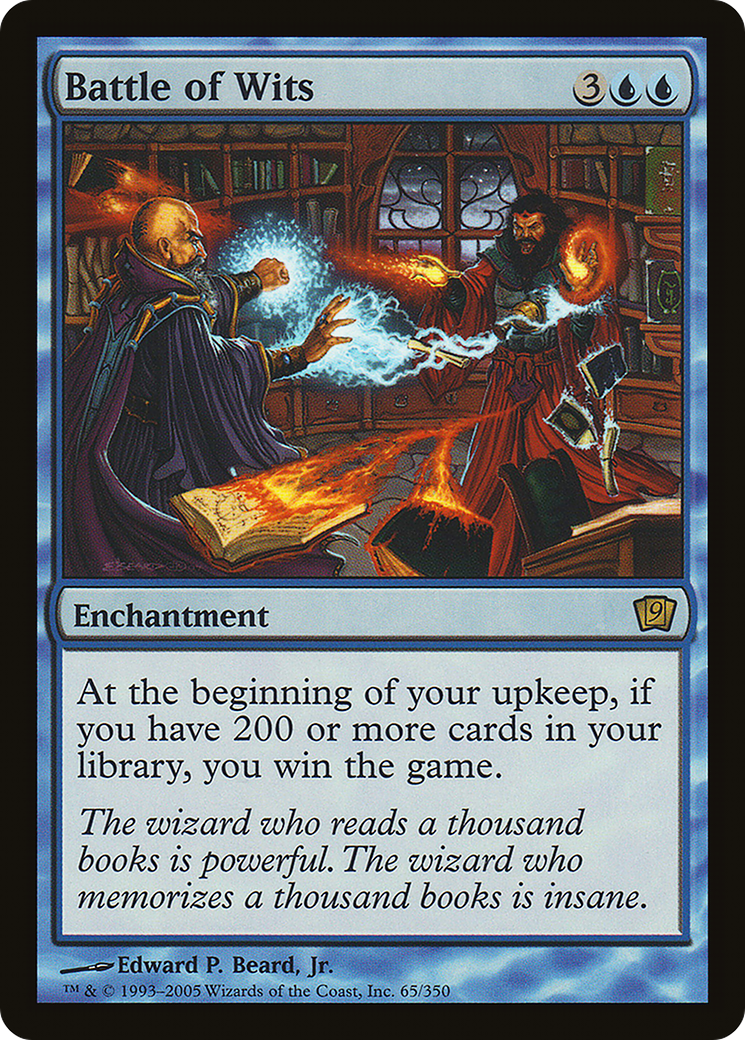 Battle of Wits (9ED-65★) - Ninth Edition Foil - Premium MTG Single from Wizards of the Coast - Just $2.27! Shop now at Game Crave Tournament Store