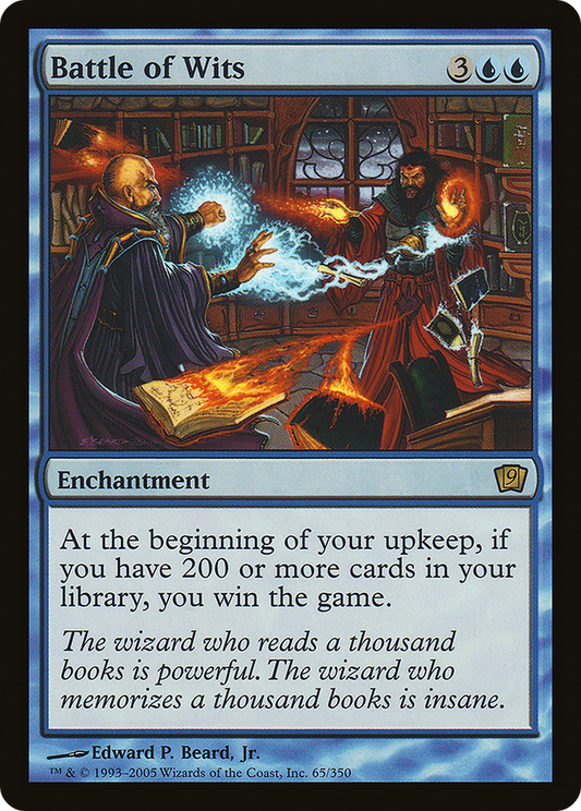 Battle of Wits (9ED-65★) - Ninth Edition Foil - Premium MTG Single from Wizards of the Coast - Just $2.27! Shop now at Game Crave Tournament Store