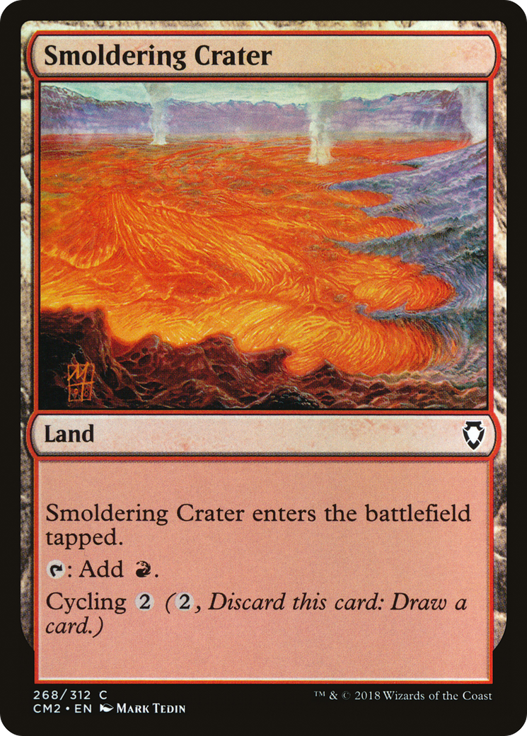 Smoldering Crater (CM2-268) - Commander Anthology Volume II - Premium MTG Single from Wizards of the Coast - Just $0.08! Shop now at Game Crave Tournament Store