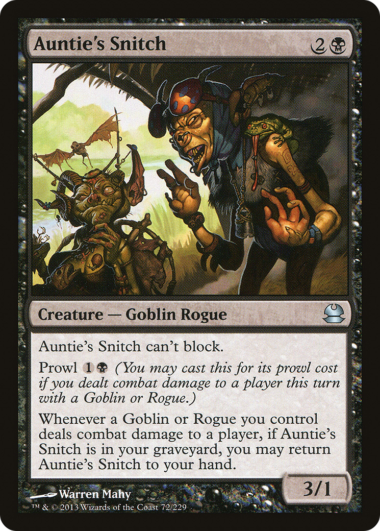 Auntie's Snitch (MMA-072) - Modern Masters Foil - Premium MTG Single from Wizards of the Coast - Just $0.09! Shop now at Game Crave Tournament Store
