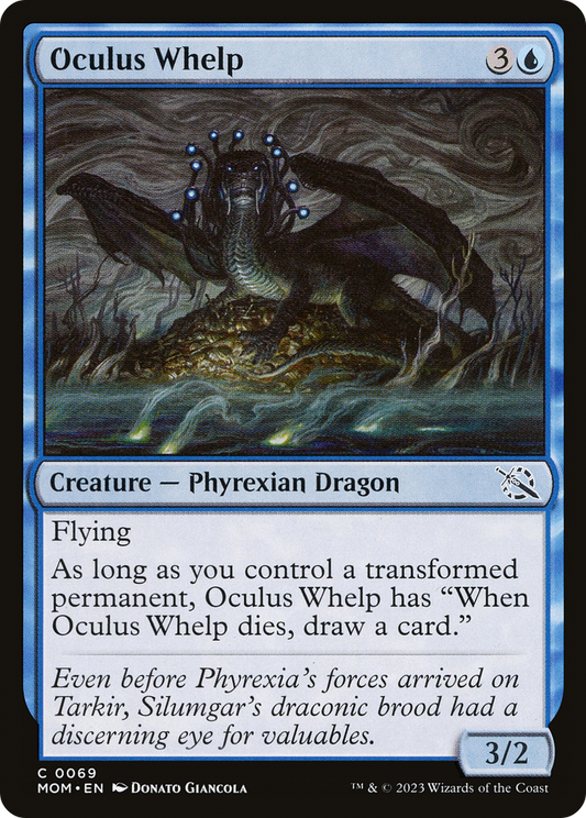 Oculus Whelp (MOM-069) - March of the Machine Foil - Premium MTG Single from Wizards of the Coast - Just $0.25! Shop now at Game Crave Tournament Store