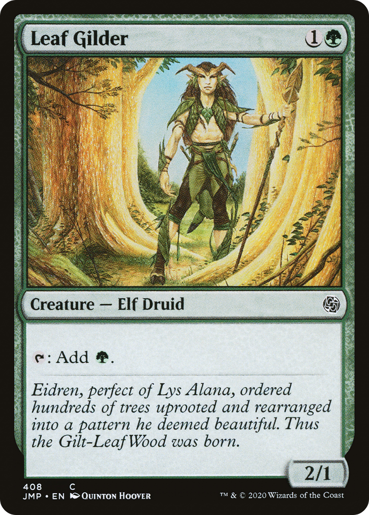 Leaf Gilder (JMP-408) - Jumpstart - Premium MTG Single from Wizards of the Coast - Just $0.08! Shop now at Game Crave Tournament Store