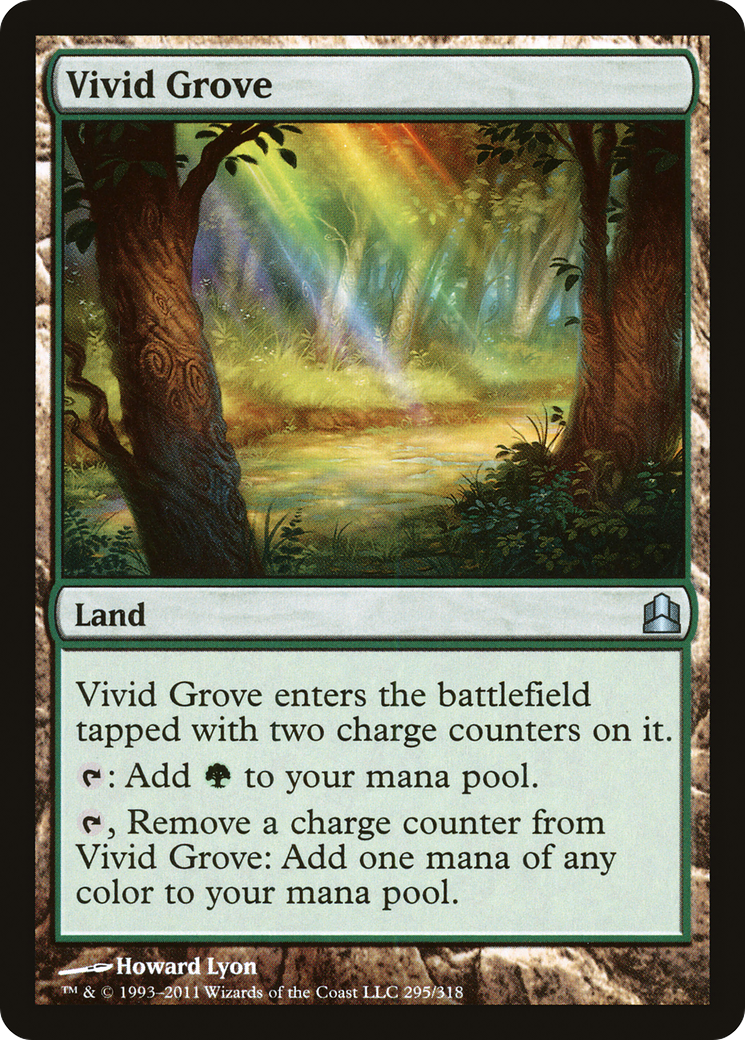 Vivid Grove (CMD-295) - Commander 2011 - Premium MTG Single from Wizards of the Coast - Just $0.08! Shop now at Game Crave Tournament Store