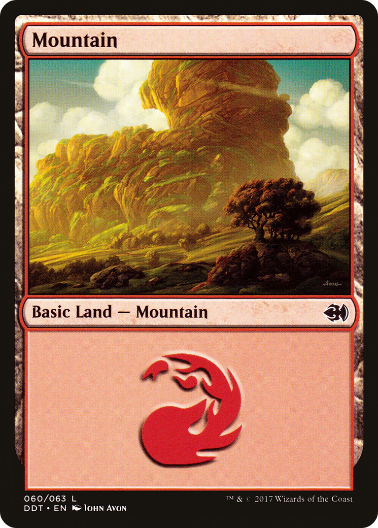 Mountain (DDT-060) - Duel Decks: Merfolk vs. Goblins - Premium MTG Single from Wizards of the Coast - Just $0.08! Shop now at Game Crave Tournament Store