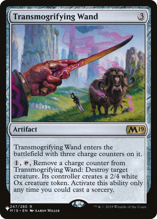 Transmogrifying Wand (PLIST-500) - The List - Premium MTG Single from Wizards of the Coast - Just $0.08! Shop now at Game Crave Tournament Store