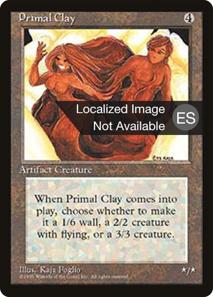 Primal Clay (4BB-342) - Fourth Edition Foreign Black Border - Premium MTG Single from Wizards of the Coast - Just $0.72! Shop now at Game Crave Tournament Store