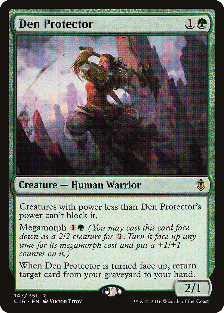 Den Protector (C16-147) - Commander 2016 - Premium MTG Single from Wizards of the Coast - Just $0.08! Shop now at Game Crave Tournament Store
