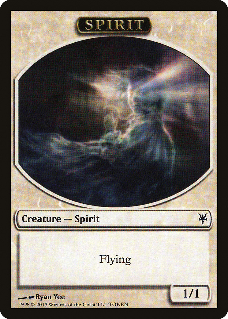 Spirit (TDDK-001) - Duel Decks: Sorin vs. Tibalt Tokens - Premium MTG Single from Wizards of the Coast - Just $0.08! Shop now at Game Crave Tournament Store