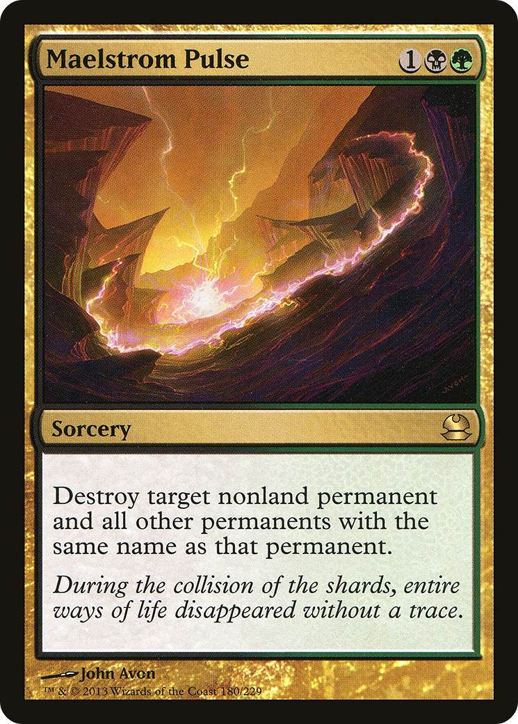 Maelstrom Pulse (MMA-180) - Modern Masters Foil - Premium MTG Single from Wizards of the Coast - Just $0.59! Shop now at Game Crave Tournament Store