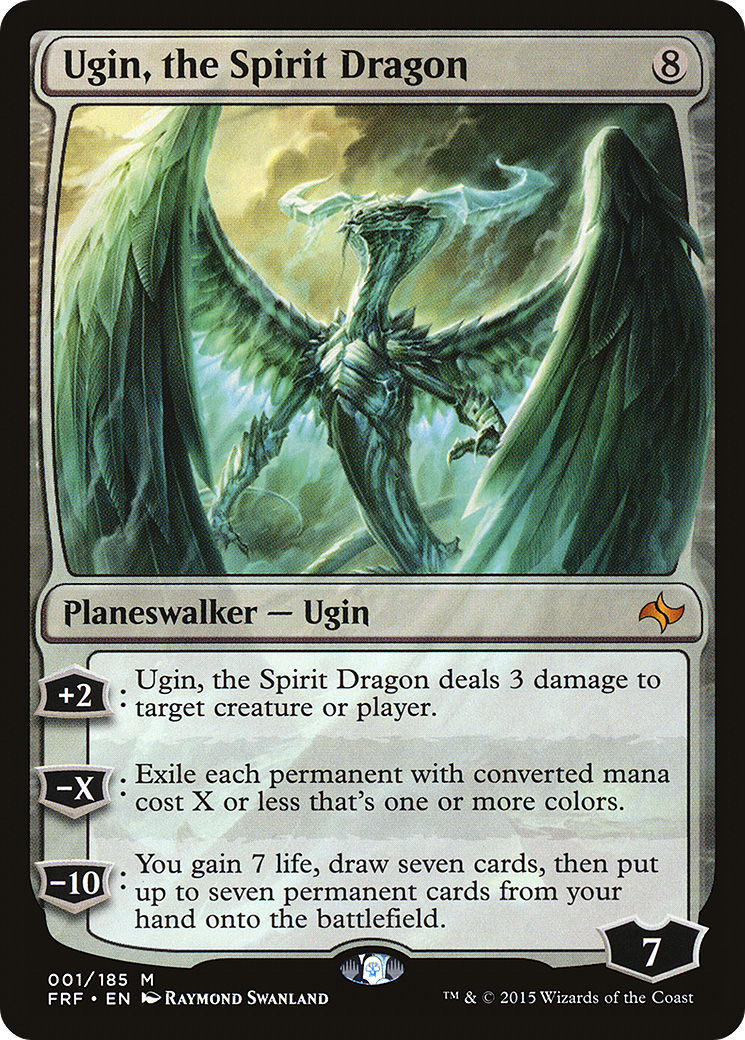 Ugin, the Spirit Dragon (FRF-001) - Fate Reforged Foil - Premium MTG Single from Wizards of the Coast - Just $7.65! Shop now at Game Crave Tournament Store