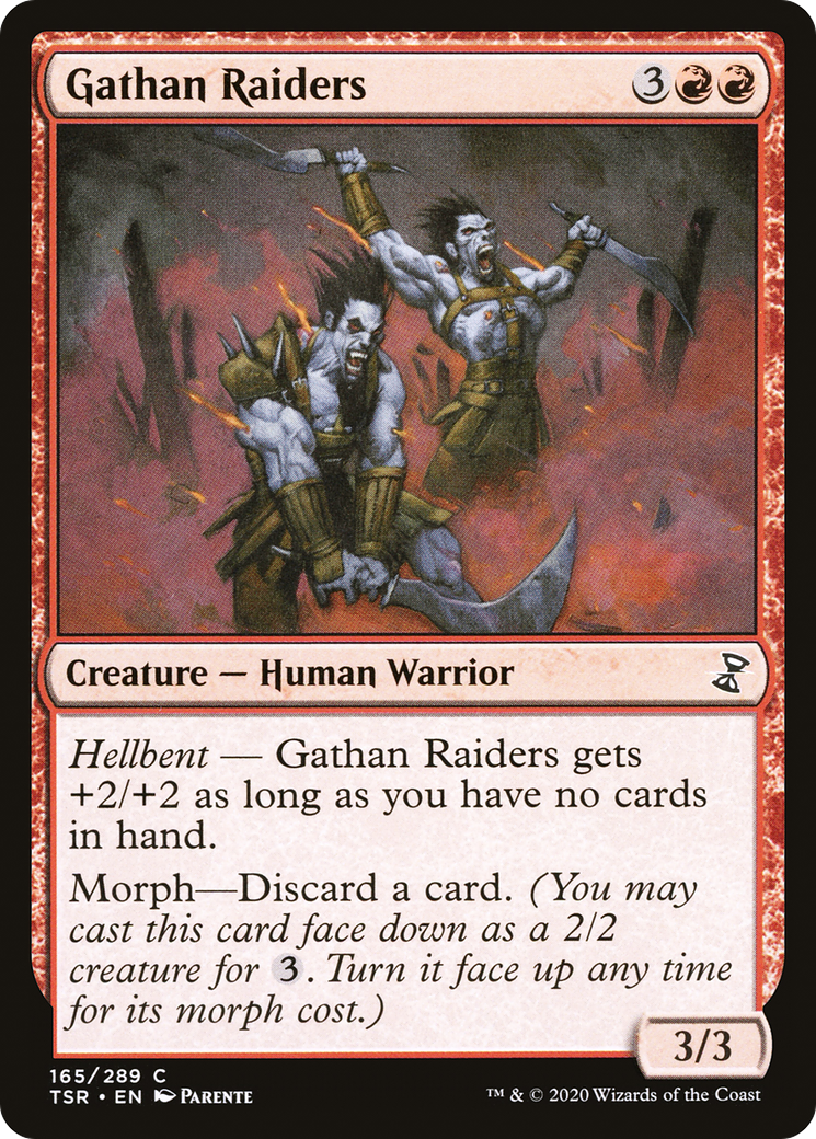 Gathan Raiders (TSR-165) - Time Spiral Remastered - Premium MTG Single from Wizards of the Coast - Just $0.08! Shop now at Game Crave Tournament Store