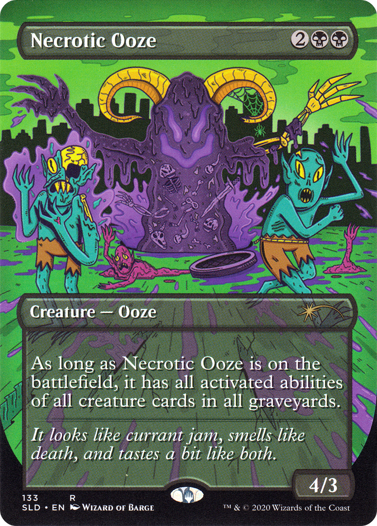 Necrotic Ooze (SLD-133) - Secret Lair Drop (Borderless) - Premium MTG Single from Wizards of the Coast - Just $2.27! Shop now at Game Crave Tournament Store