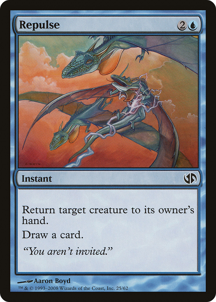 Repulse (DD2-025) - Duel Decks: Jace vs. Chandra - Premium MTG Single from Wizards of the Coast - Just $0.25! Shop now at Game Crave Tournament Store