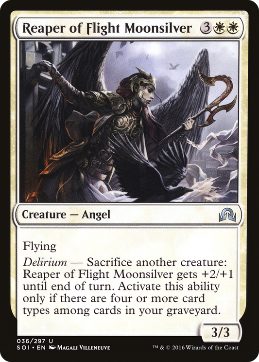 Reaper of Flight Moonsilver (SOI-036) - Shadows over Innistrad - Premium MTG Single from Wizards of the Coast - Just $0.18! Shop now at Game Crave Tournament Store