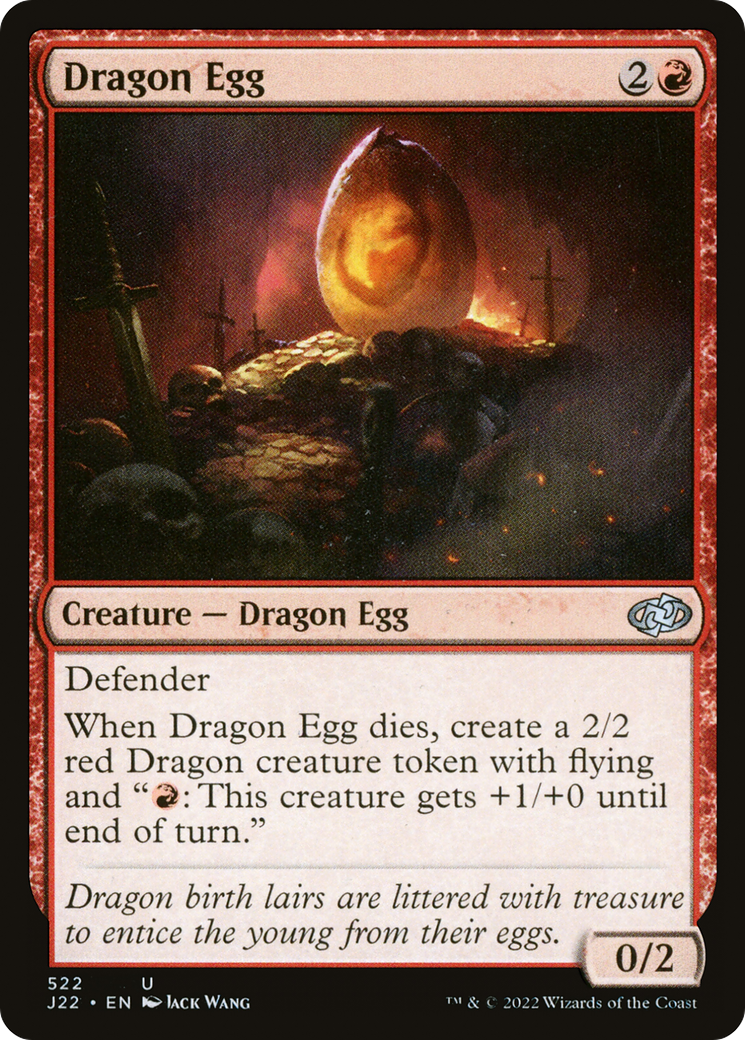 Dragon Egg (J22-522) - Jumpstart 2022 - Premium MTG Single from Wizards of the Coast - Just $0.25! Shop now at Game Crave Tournament Store