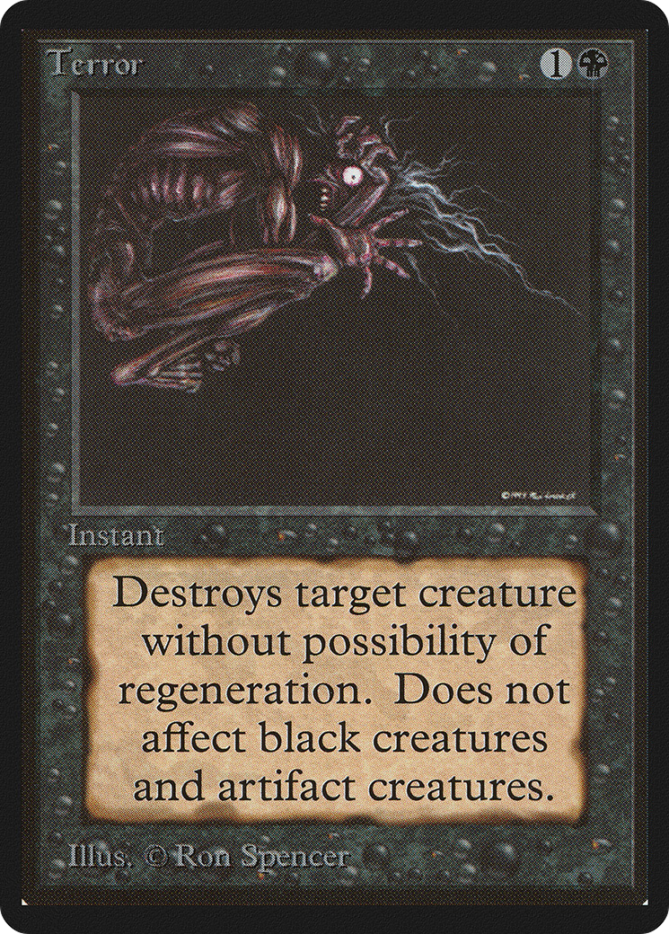 Terror (LEB-131) - Limited Edition Beta - Premium MTG Single from Wizards of the Coast - Just $6.07! Shop now at Game Crave Tournament Store