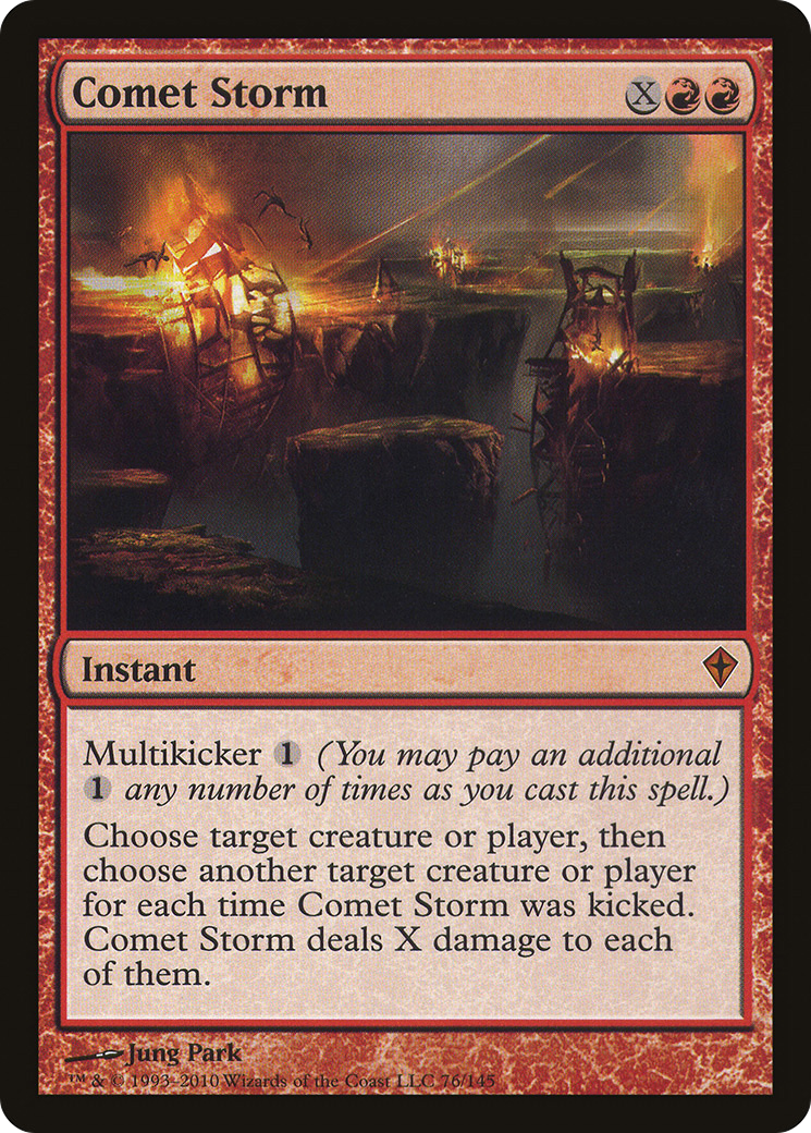 Comet Storm (WWK-076) - Worldwake - Premium MTG Single from Wizards of the Coast - Just $0.25! Shop now at Game Crave Tournament Store