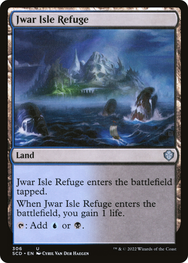 Jwar Isle Refuge (SCD-306) - Starter Commander Decks - Premium MTG Single from Wizards of the Coast - Just $0.08! Shop now at Game Crave Tournament Store