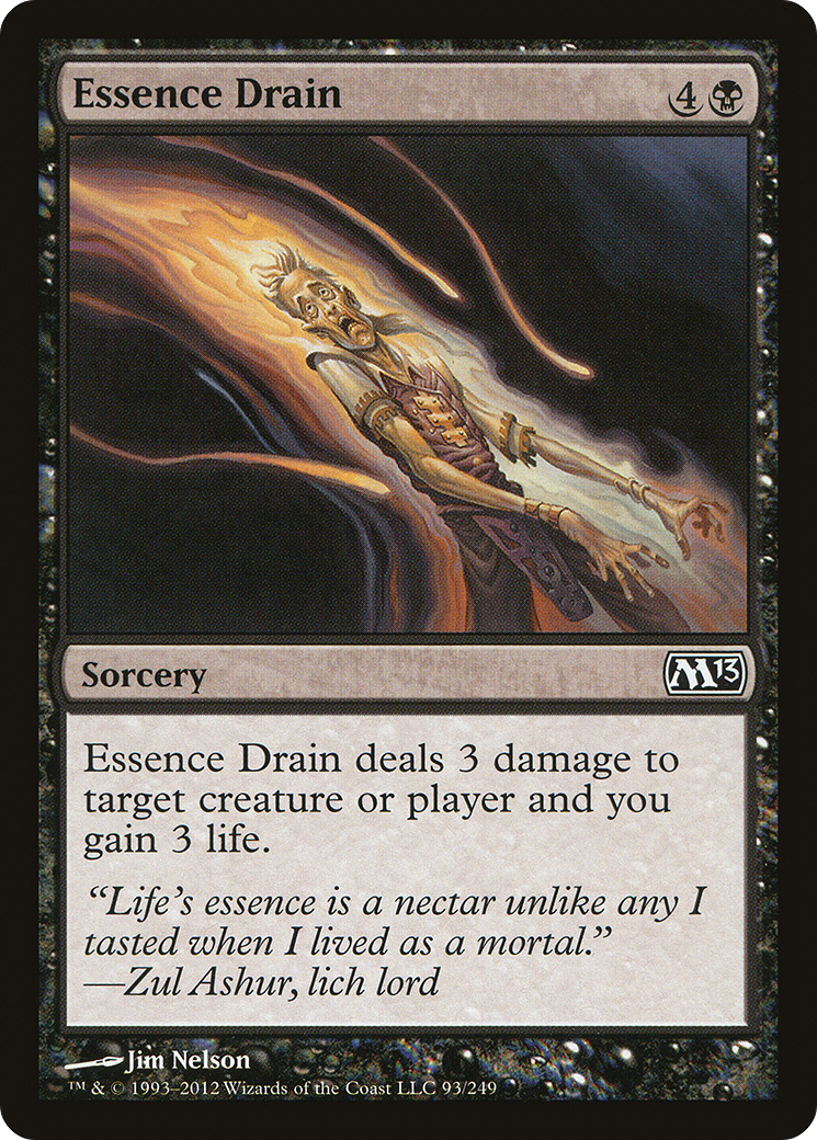 Essence Drain (M13-093) - Magic 2013 Foil - Premium MTG Single from Wizards of the Coast - Just $0.08! Shop now at Game Crave Tournament Store