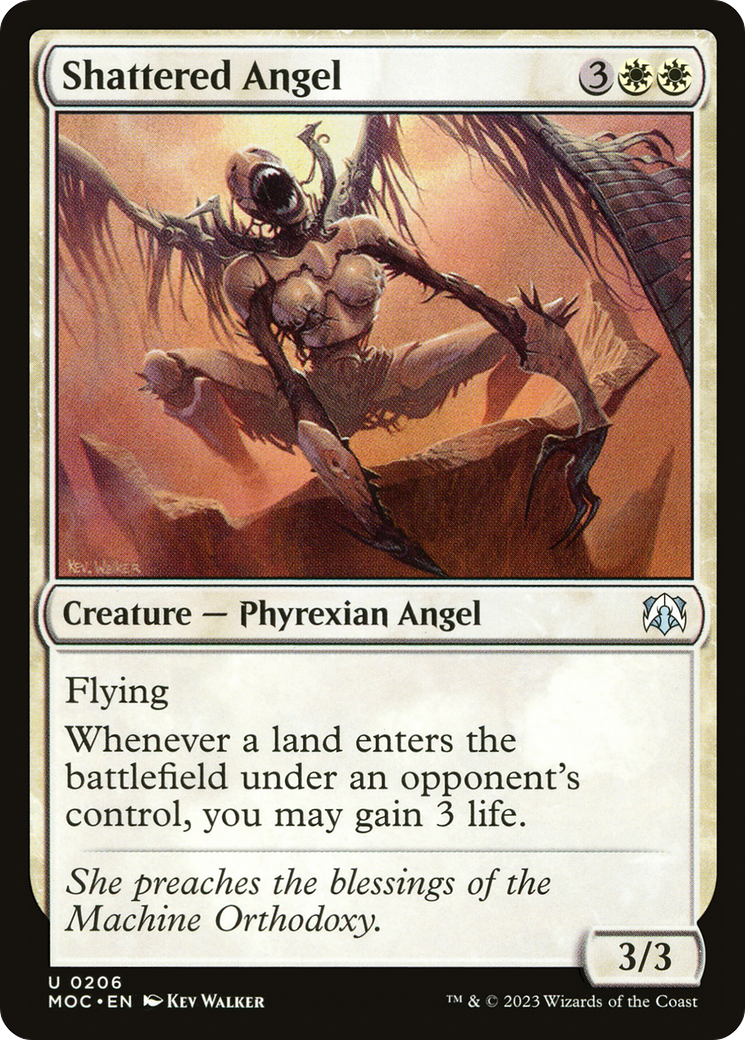 Shattered Angel (MOC-206) - March of the Machine Commander - Premium MTG Single from Wizards of the Coast - Just $0.16! Shop now at Game Crave Tournament Store