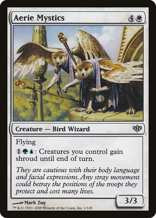 Aerie Mystics (CON-001) - Conflux - Premium MTG Single from Wizards of the Coast - Just $0.08! Shop now at Game Crave Tournament Store