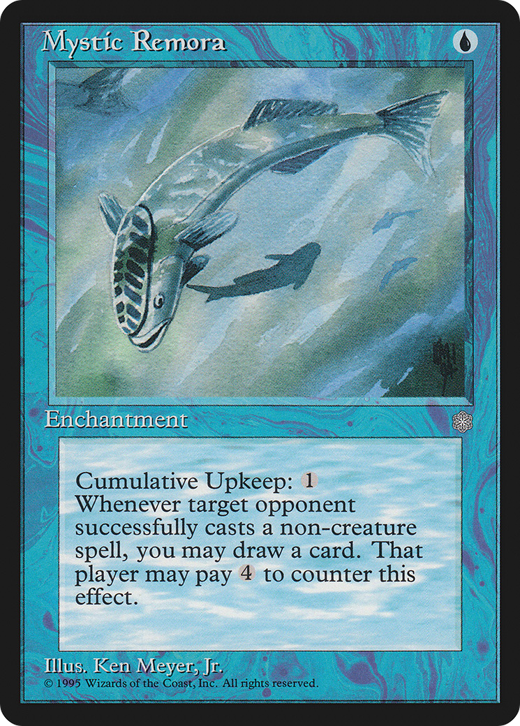 Mystic Remora (ICE-087) - Ice Age - Premium MTG Single from Wizards of the Coast - Just $1.46! Shop now at Game Crave Tournament Store