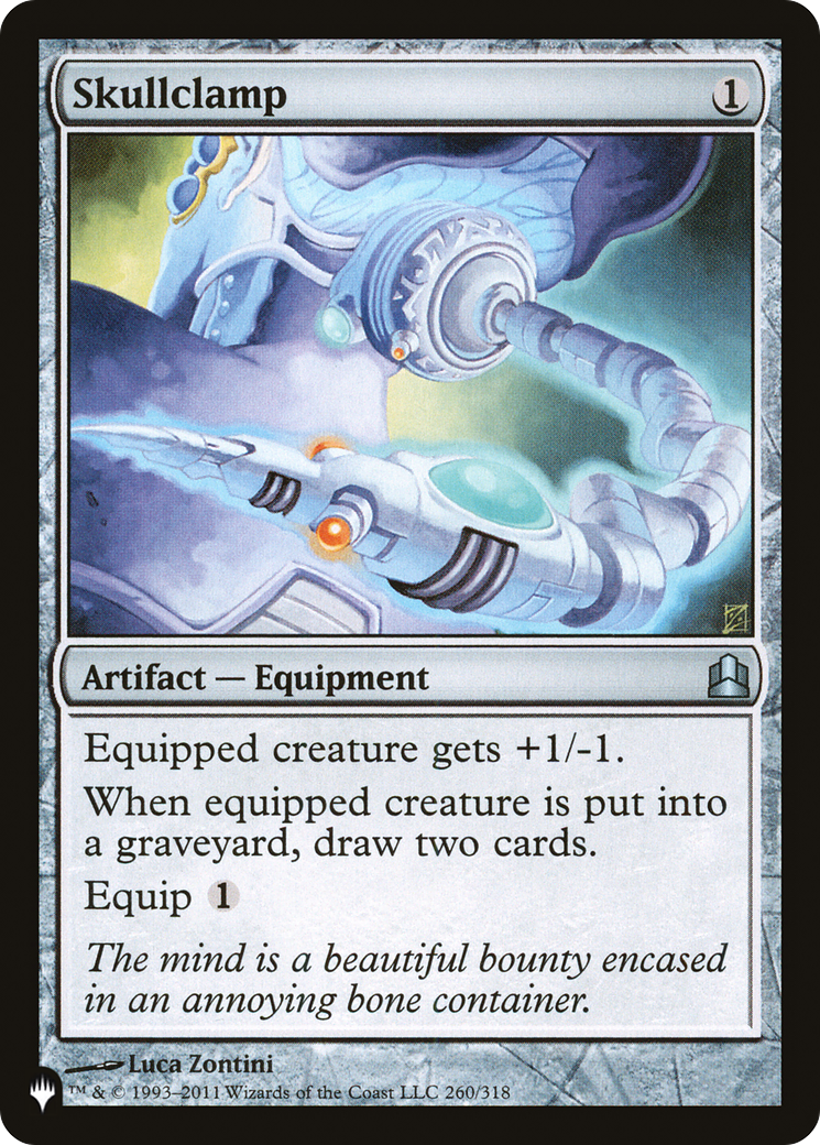 Skullclamp (PLIST-270) - The List - Premium MTG Single from Wizards of the Coast - Just $1.80! Shop now at Game Crave Tournament Store