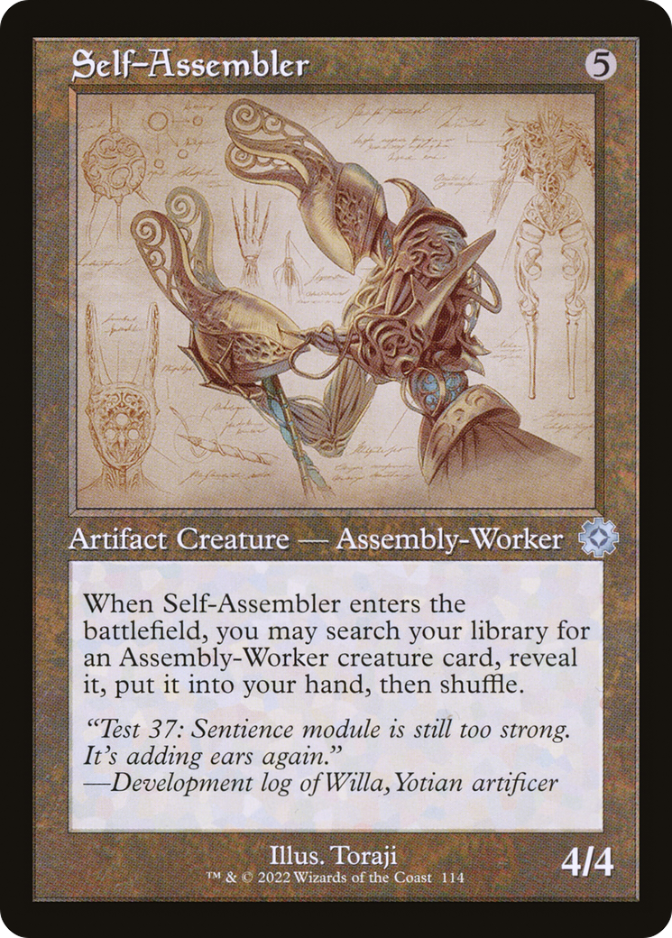 Self-Assembler (BRR-114) - The Brothers' War Retro Artifacts - Premium MTG Single from Wizards of the Coast - Just $0.08! Shop now at Game Crave Tournament Store